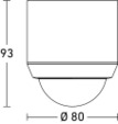 STEINEL MD IR N360 COM1 - Aufputz weiß